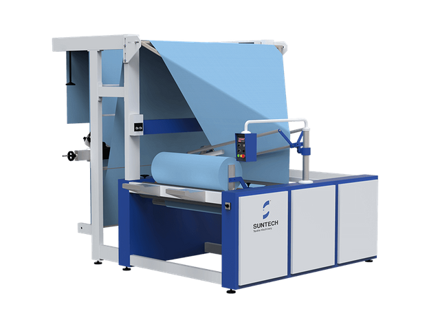 Fabric Double Folding & Rolling Machine